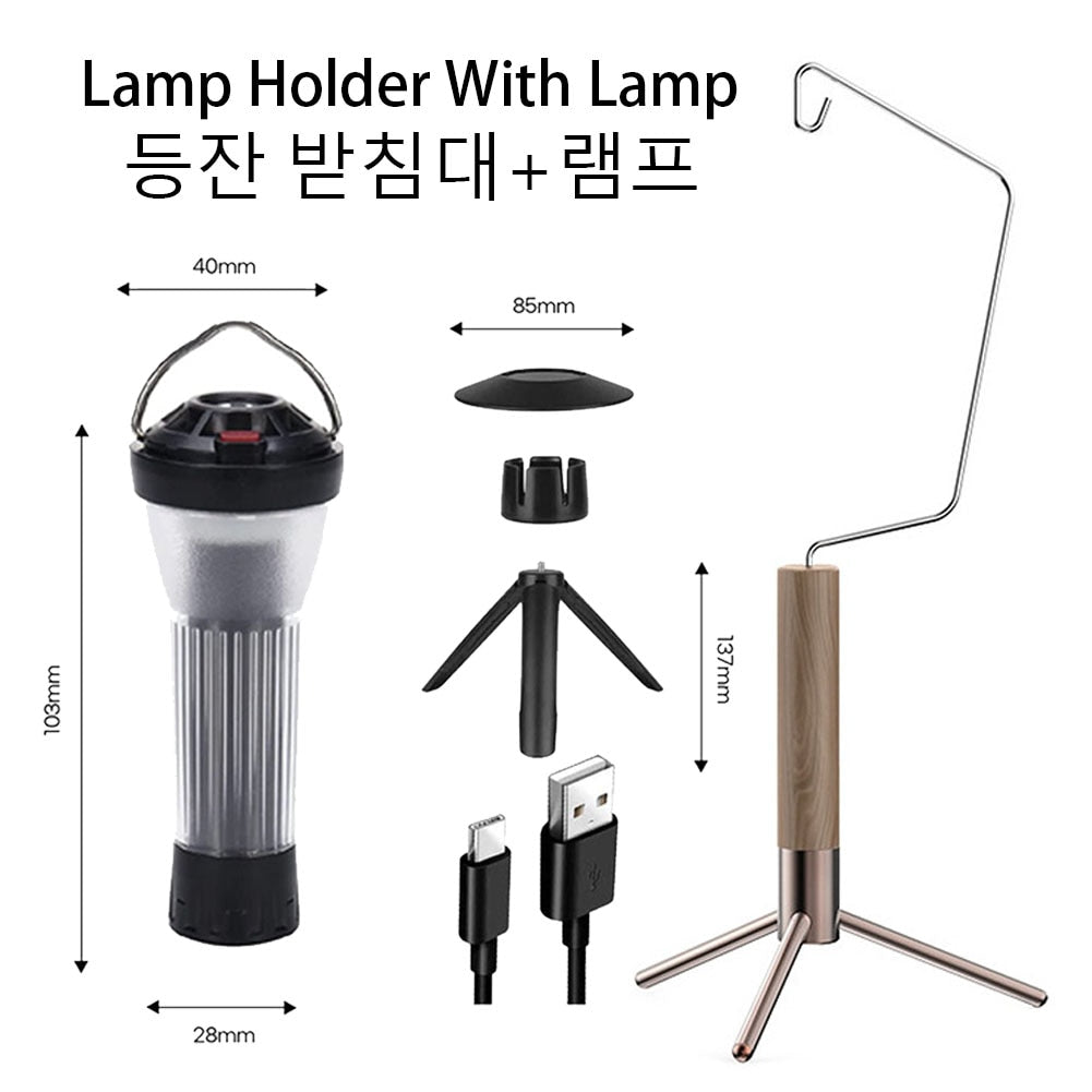 3000mAh Camping Lantern with Magnetic Base Similar To Blackdog Goal Zero Lantern 5 Lighting Modes Led Flashlights Emergency Lamp