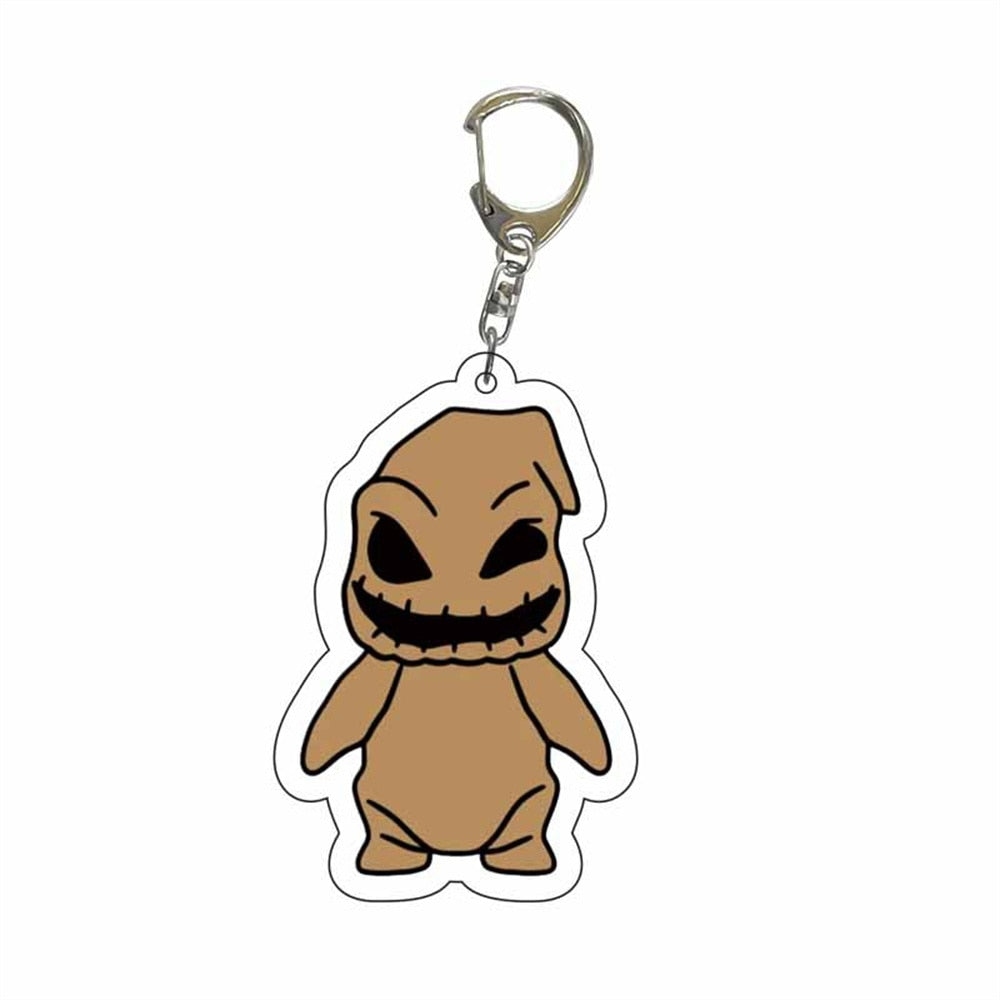 New Women Men Arcylic Keychain Horror Movie Scream Clown The Nun Ripper Acrylic Pendant Keyring Jewelry Christmas Gifts