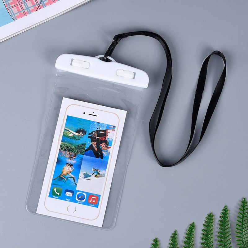 Waterproof Phone Case Drift Diving Swimming Waterproof Bag for 6inch Mobile Cover Pouch Bag Case Underwater Dry Bag Case Cover