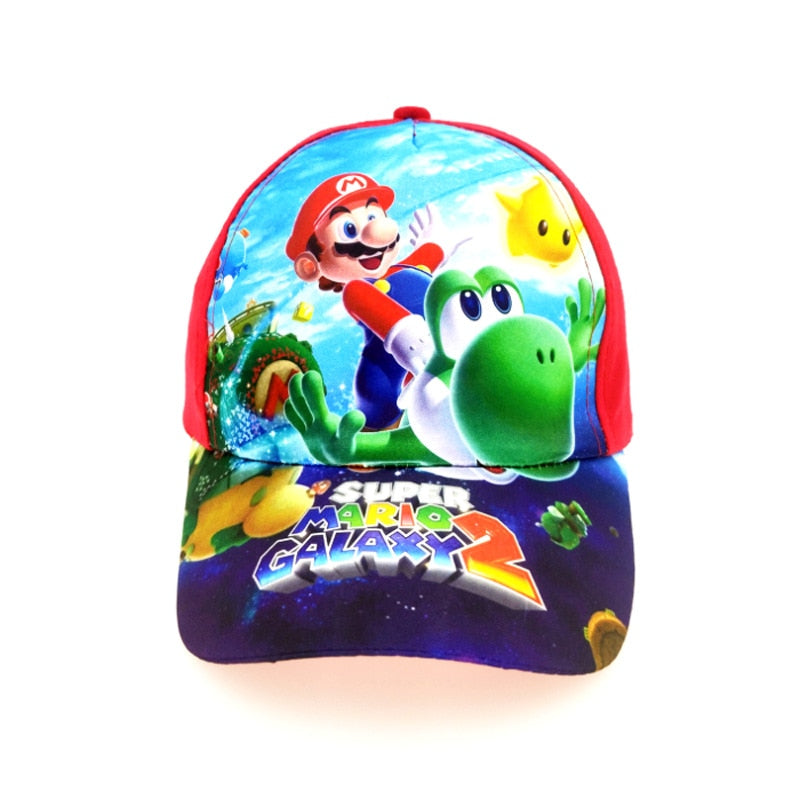 Classic Super Mario Baseball Cap Cartoon Anime Game Character Embroidery Logo Cap Cosplay Halloween Christmas Birthday Gift