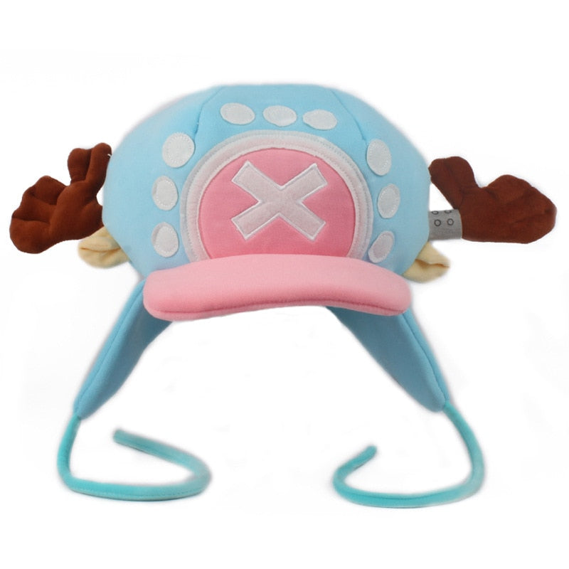 Cute Japanese Anime Hat Cap Tony Chopper Cosplay Plush Cap Hat Halloween Cartoon Hats & Caps JHD10020