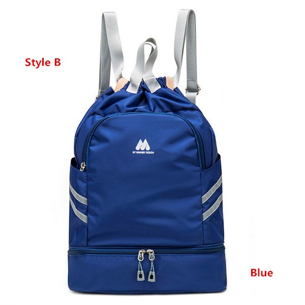 Multifunction Backpack Women's Yoga Swim Sports Fitness Organizer Pouch Waterproof Travel Clothes Shoes Ipad Storage Accessories