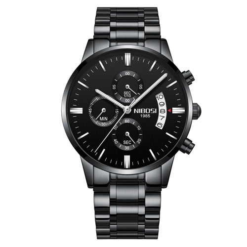 NIBOSI Man Watch 2023 Mens Watches Top Luxury Brand Sport Military Quartz Watch Men Wristwatch Male Clock Saat Reloj Hombre