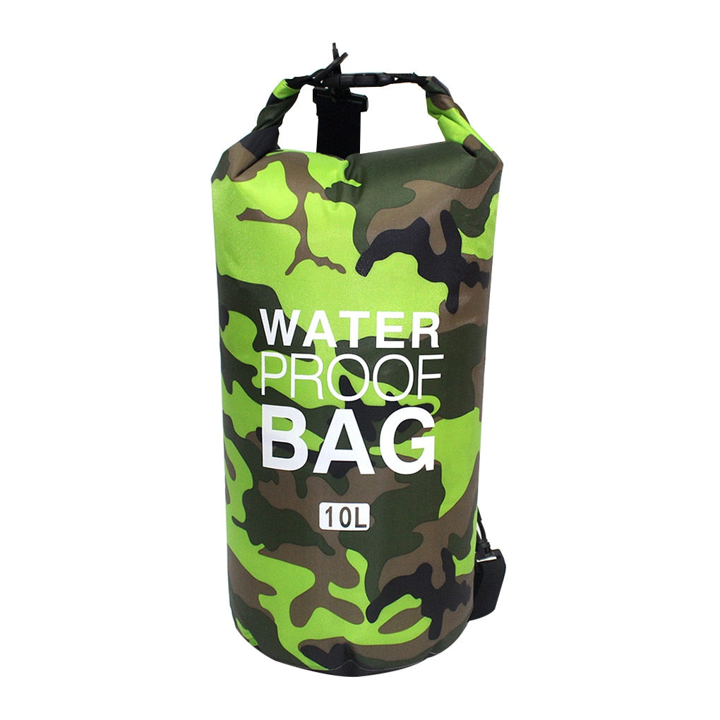 30L Waterproof Swimming Bag Dry Sack Camouflage Colors Fishing Boating Kayaking Storage Drifting Rafting Bag 2L 5L 10L 15L 20L