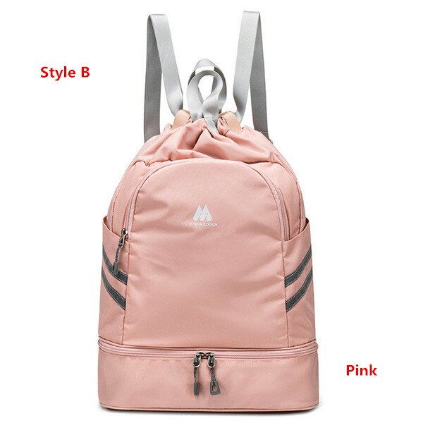 Multifunction Backpack Women's Yoga Swim Sports Fitness Organizer Pouch Waterproof Travel Clothes Shoes Ipad Storage Accessories