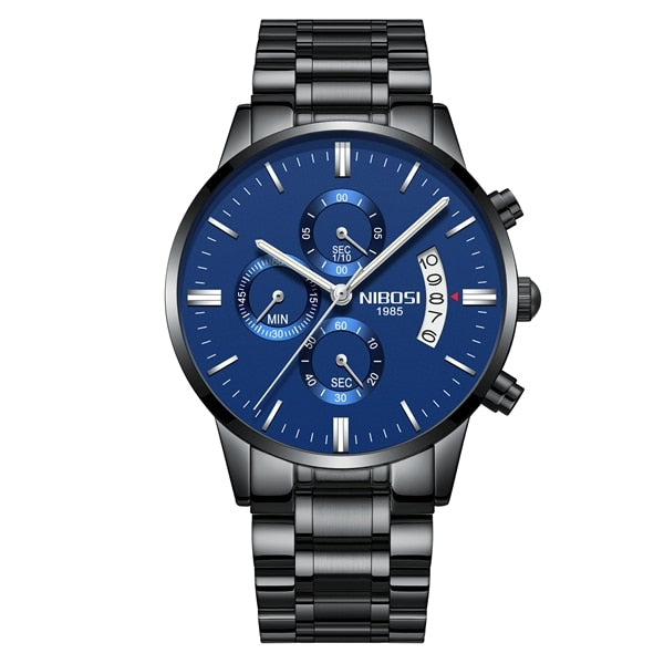 NIBOSI Man Watch 2023 Mens Watches Top Luxury Brand Sport Military Quartz Watch Men Wristwatch Male Clock Saat Reloj Hombre