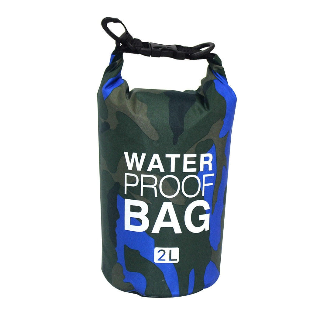 30L Waterproof Swimming Bag Dry Sack Camouflage Colors Fishing Boating Kayaking Storage Drifting Rafting Bag 2L 5L 10L 15L 20L