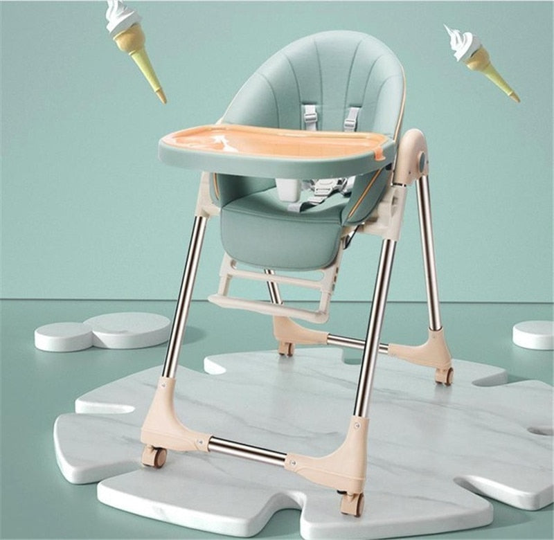 Baby Dining Chair Foldable Multifunctional Infant Seat Table Kids Table Baby High