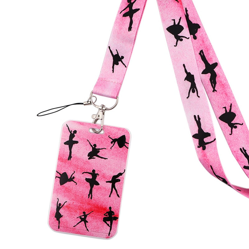 Wholesale Monarch Butterfly Lanyard Business Credit Card Holder Neck Strap Keychain Hang Rope ID Badge Holder Lariat Lasso