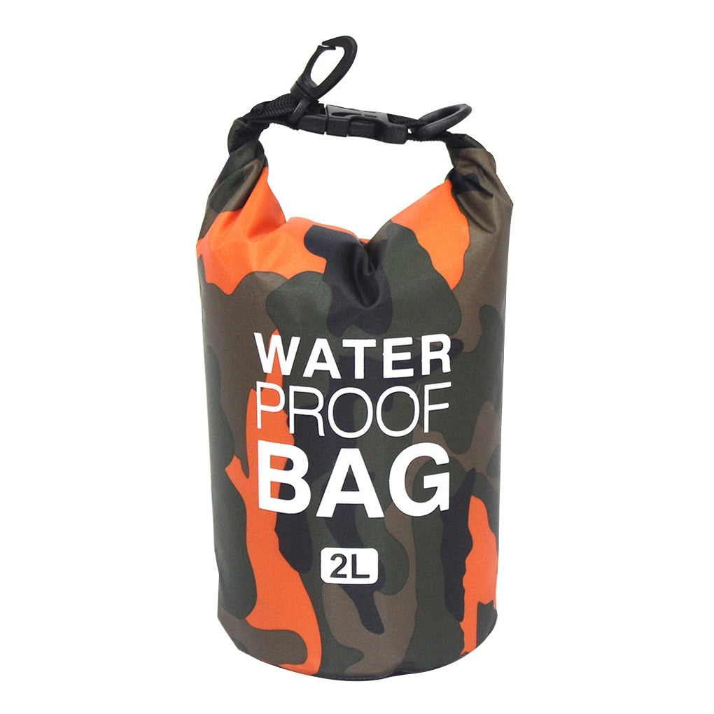 30L Waterproof Swimming Bag Dry Sack Camouflage Colors Fishing Boating Kayaking Storage Drifting Rafting Bag 2L 5L 10L 15L 20L