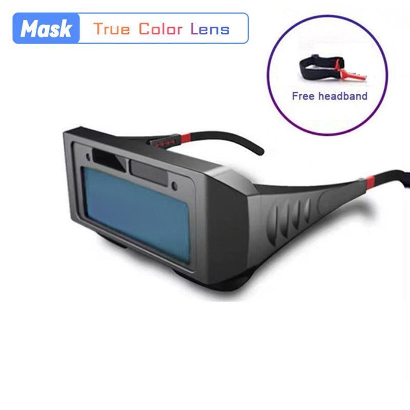 Automatic Dimming Welding Glasses Light Change Auto Darkening Anti-Eyes Shield Goggle for Welding Masks EyeGlasses Accessories