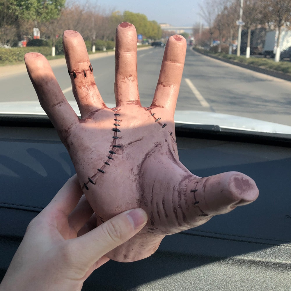 Horror Wednesday Thing Hand From Addams Family Cosplay Latex Figurine Home Decor Desktop Crafts Halloween Party Costume Prop