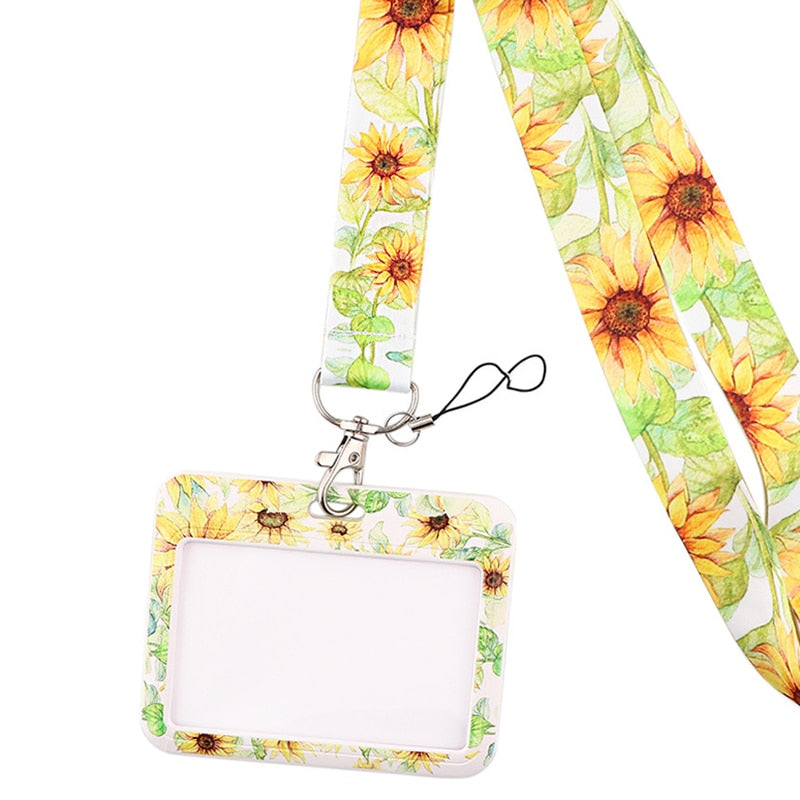 Wholesale Monarch Butterfly Lanyard Business Credit Card Holder Neck Strap Keychain Hang Rope ID Badge Holder Lariat Lasso