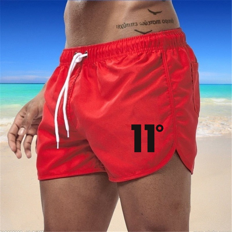 Mens Swimwear Brief Quick Dry Beach Shorts Sexy Swimsuit Summer Swimming Trunks For Bathing Casual Pants Sunga Surf Volleybal