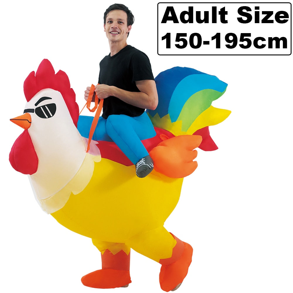 HOT Anime Dinosaur Inflatable Costume Party Mascot Alien Costumes Suit Disfraz Cosplay Halloween Costumes For Adult Kids Dress