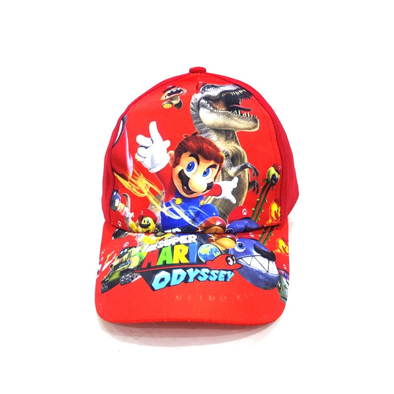 Classic Super Mario Baseball Cap Cartoon Anime Game Character Embroidery Logo Cap Cosplay Halloween Christmas Birthday Gift