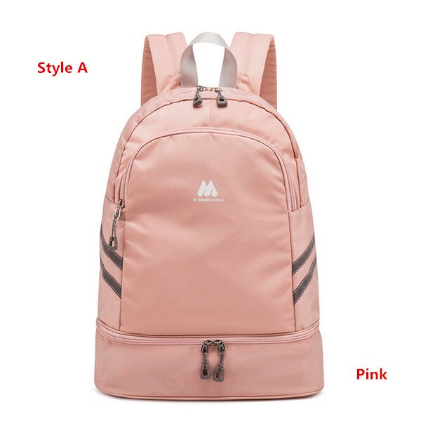 Multifunction Backpack Women's Yoga Swim Sports Fitness Organizer Pouch Waterproof Travel Clothes Shoes Ipad Storage Accessories
