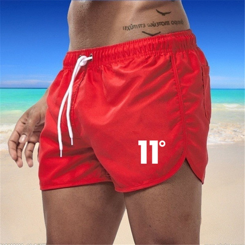Mens Swimwear Brief Quick Dry Beach Shorts Sexy Swimsuit Summer Swimming Trunks For Bathing Casual Pants Sunga Surf Volleybal