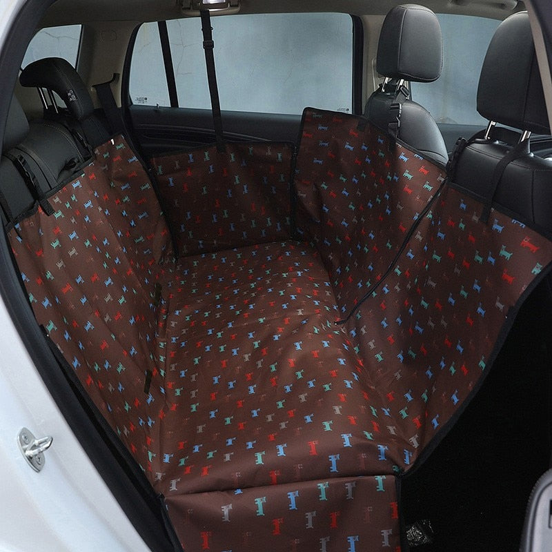 Pet Carrier For Dogs Waterproof Rear Back Carrying Dog Car Seat Cover Hammock Mats Transportin Perro  coche autostoel hond auto