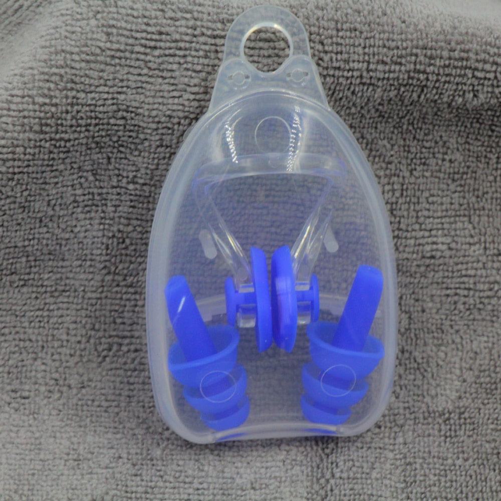Earplugs Water Sports Swimming Accessories Silicone Soft Portable Dust-Proof Ear Plugs With Box Diving Water Waterproof Ear Plug
