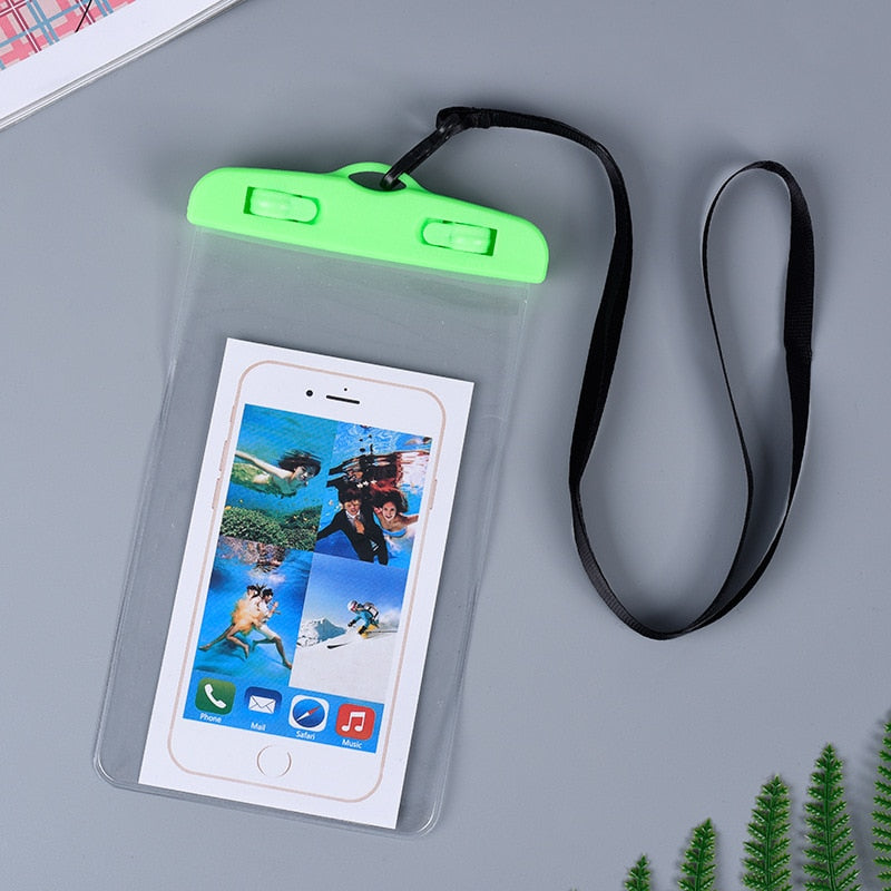 Waterproof Phone Case Drift Diving Swimming Waterproof Bag for 6inch Mobile Cover Pouch Bag Case Underwater Dry Bag Case Cover