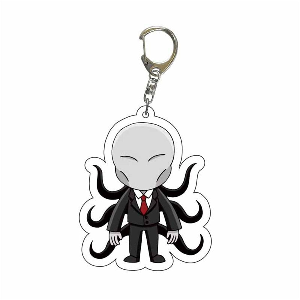 New Women Men Arcylic Keychain Horror Movie Scream Clown The Nun Ripper Acrylic Pendant Keyring Jewelry Christmas Gifts