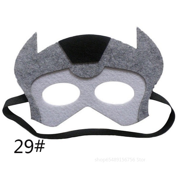 Christmas Superhero Mask Cosplay Halloween Kids Adult Carnival Party Masks Props Children's Birthday Felt Masks Masquerade Gifts