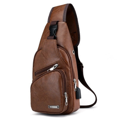 Casual Men's Chest Bag Business Shoulder Bag Messenger Bag Nylon Canvas Fashion Waist Bag Outdoor Sports Brand Shoulder Bag