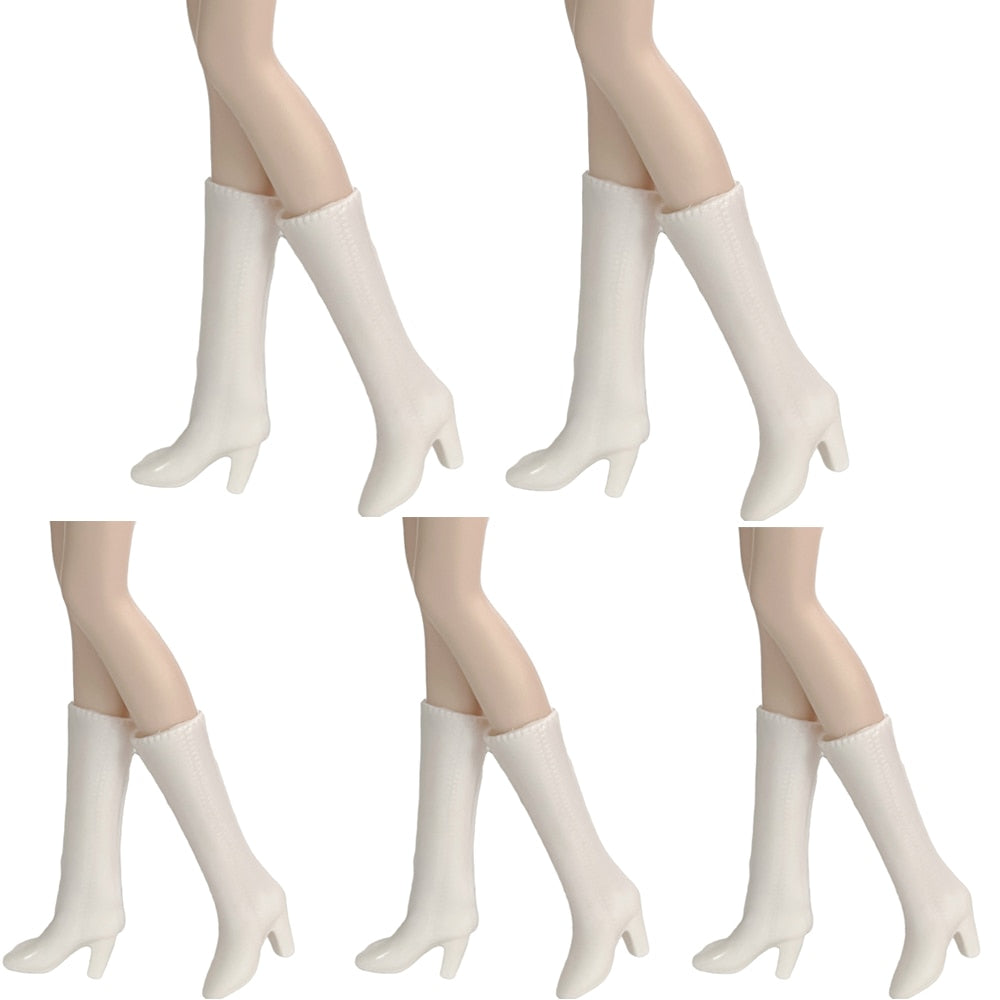 NK Hot sale  Doll Shoes Colorful Cute Heels Fashion  Hangers For Barbie Doll Accessories  High Quality Baby Playhouse Toy JJ