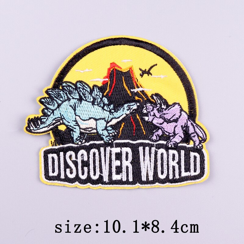 Horror Punk Embroidery Patch Iron On Patches For Clothing Embroidered Patches For Clothes Movie Role Fusible Patch Sticker Badge