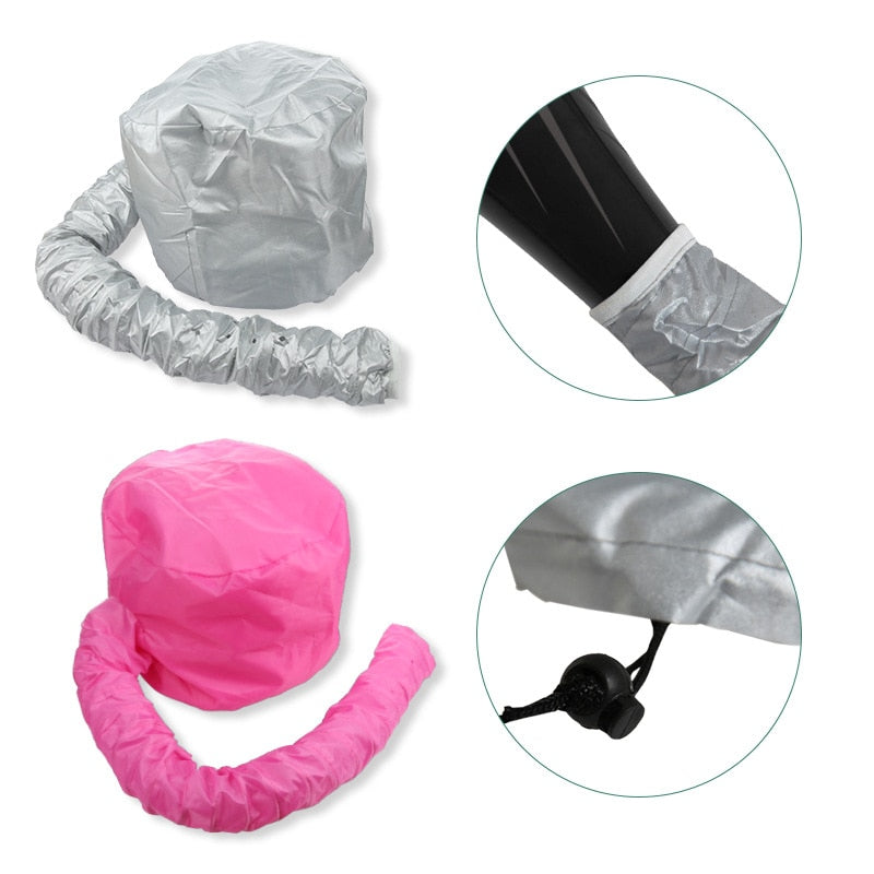 Hair Drying Cap Hair Dryer Caps Care Hair Perm and Dye Styling Warm Air Adjustable Drying Hood Home Hairdressing Salon Supply