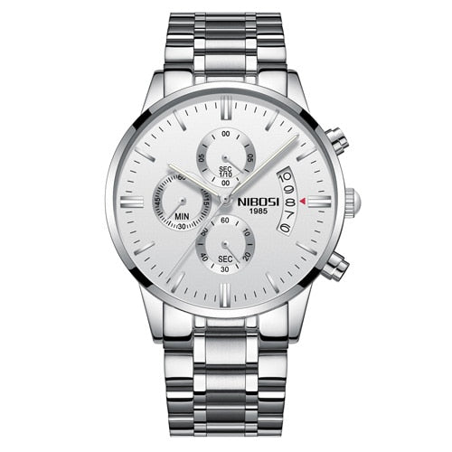 NIBOSI Man Watch 2023 Mens Watches Top Luxury Brand Sport Military Quartz Watch Men Wristwatch Male Clock Saat Reloj Hombre