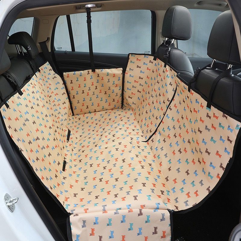 Pet Carrier For Dogs Waterproof Rear Back Carrying Dog Car Seat Cover Hammock Mats Transportin Perro  coche autostoel hond auto