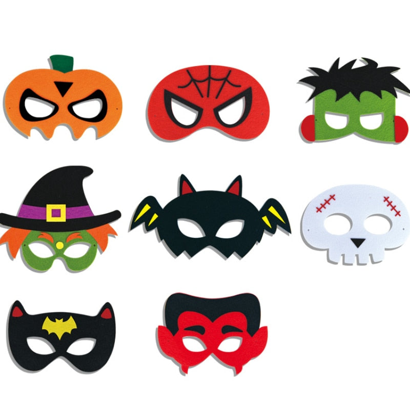 Mavel Spiderman Halloween Masks Children's Anime Figure Spider-Man Birthday Party Dress Up Cosplay Superhero Mask Prop Kids Toys