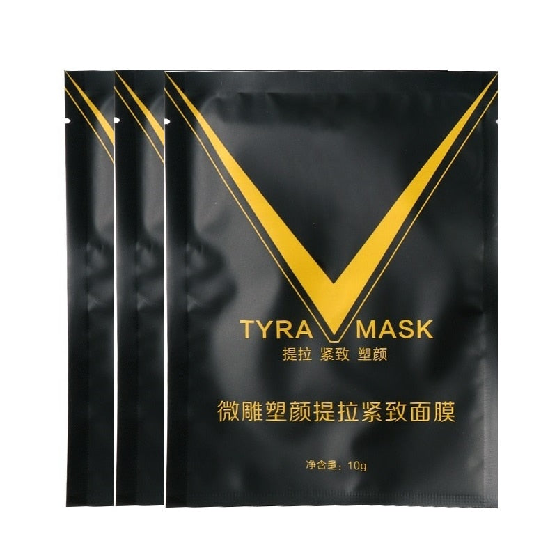 Face Lift Slimming Mask Neck Mask Face Lift V Lifting Chin Up Patch 4D Ear Tightening Skinny Masseter Double Chin Reducer