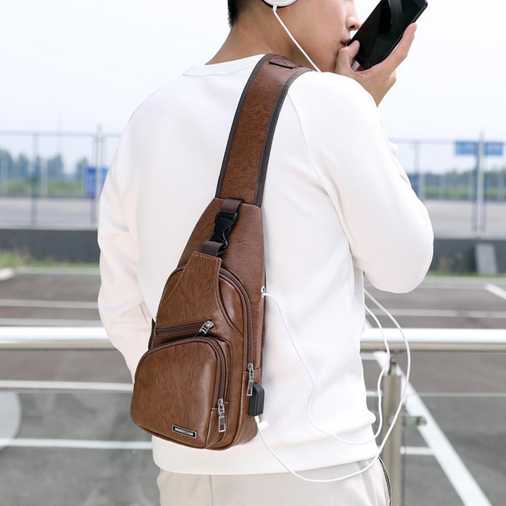 Casual Men's Chest Bag Business Shoulder Bag Messenger Bag Nylon Canvas Fashion Waist Bag Outdoor Sports Brand Shoulder Bag