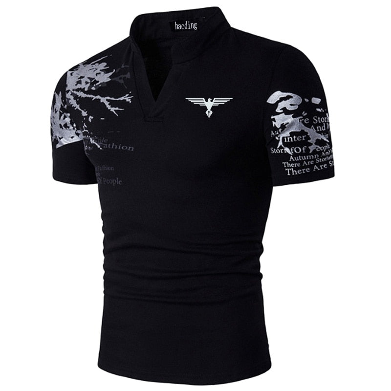 DINGSHITE New Summer Casual Polo Shirt Men Short Sleeve Business Shirt Fashion Design Tops Tees Dress Polo Shirt for Men Clothin