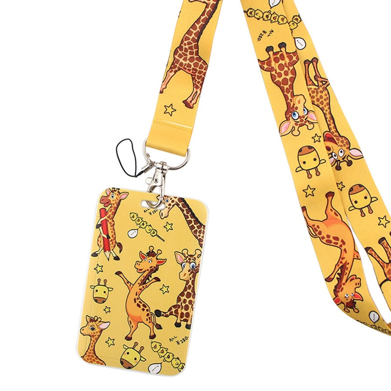 Wholesale Monarch Butterfly Lanyard Business Credit Card Holder Neck Strap Keychain Hang Rope ID Badge Holder Lariat Lasso