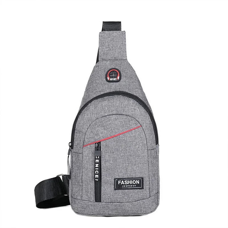 Casual Men's Chest Bag Business Shoulder Bag Messenger Bag Nylon Canvas Fashion Waist Bag Outdoor Sports Brand Shoulder Bag