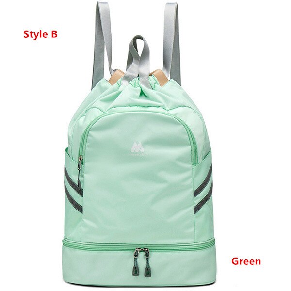 Multifunction Backpack Women's Yoga Swim Sports Fitness Organizer Pouch Waterproof Travel Clothes Shoes Ipad Storage Accessories