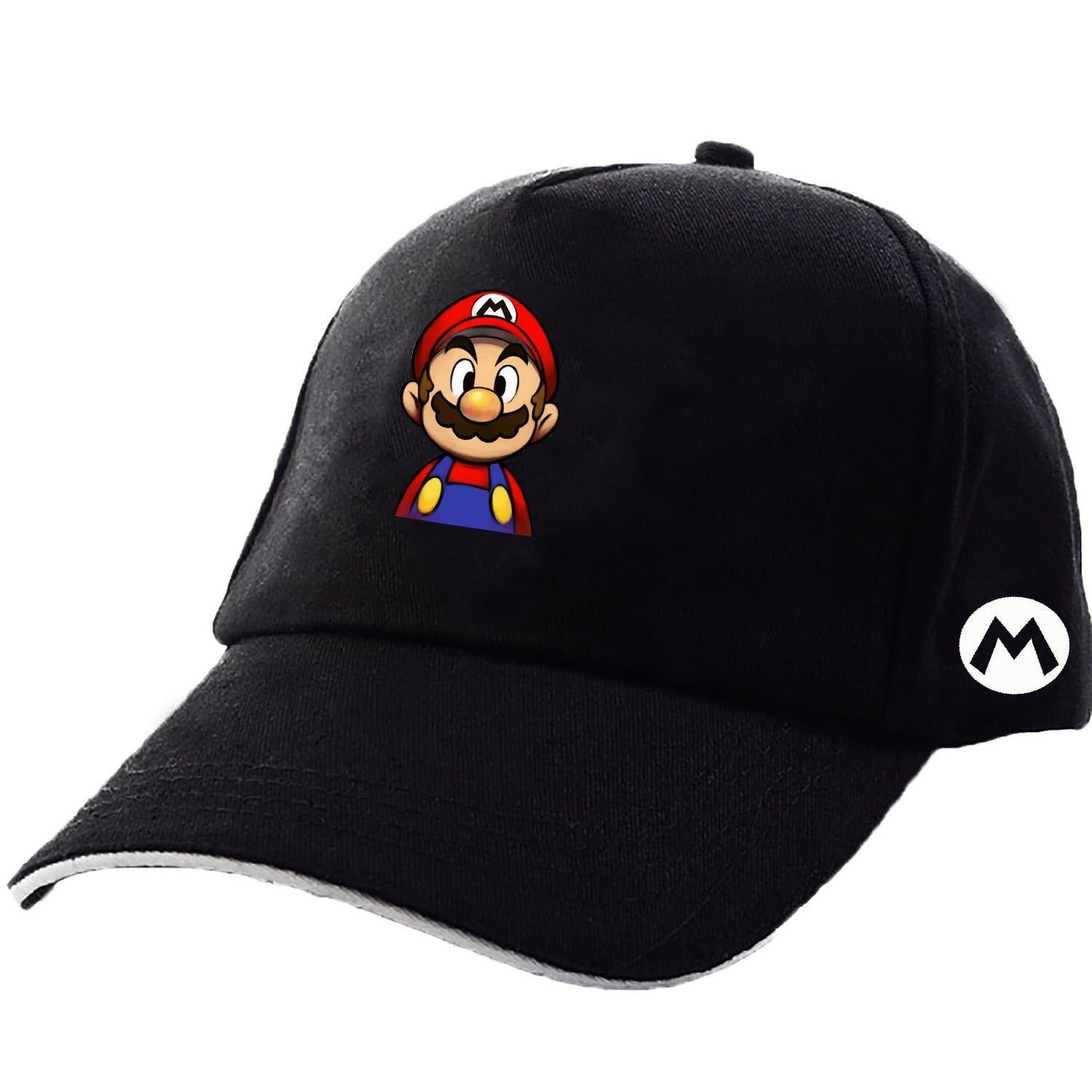 Classic Super Mario Baseball Cap Cartoon Anime Game Character Embroidery Logo Cap Cosplay Halloween Christmas Birthday Gift