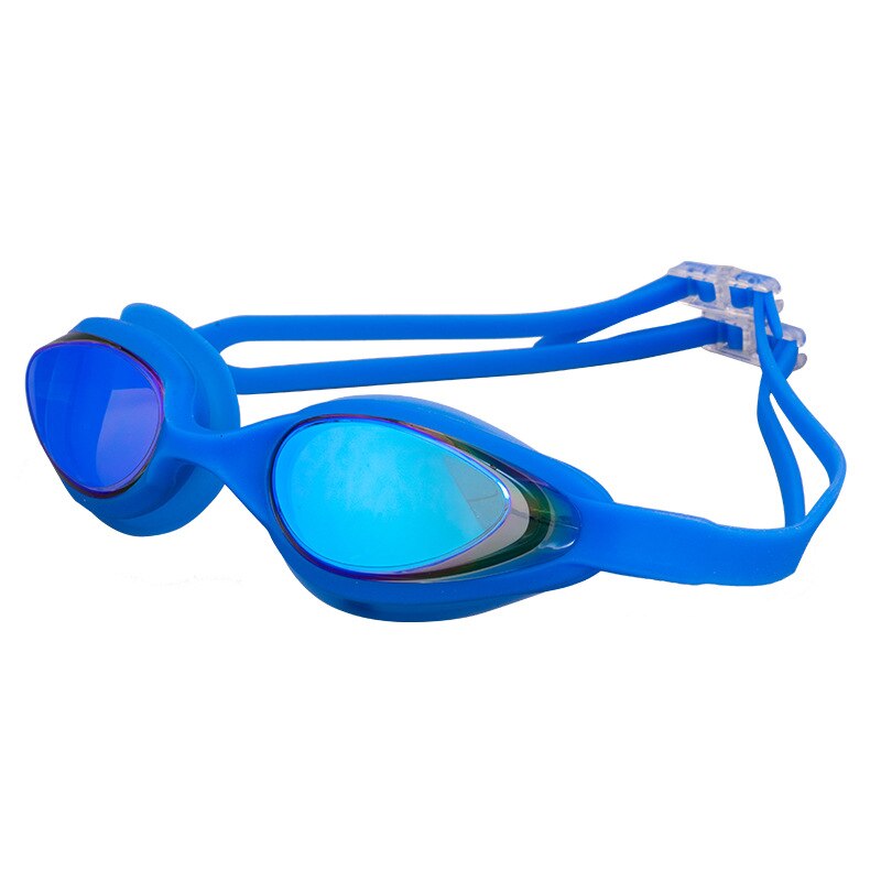 Professional Adult Swim Goggles Waterproof Fog-proof Racing Goggles Men Women Cool Silver Plated Swimming Equip Wholesale