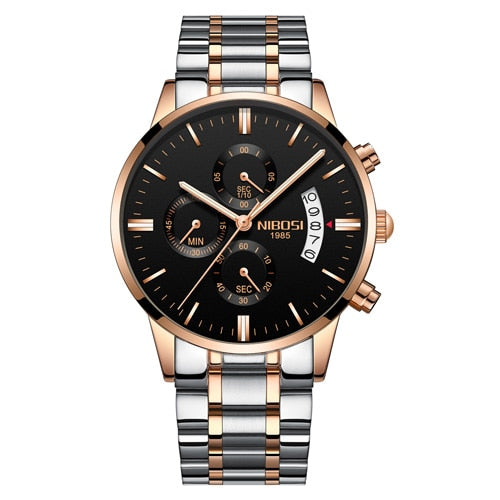 NIBOSI Man Watch 2023 Mens Watches Top Luxury Brand Sport Military Quartz Watch Men Wristwatch Male Clock Saat Reloj Hombre