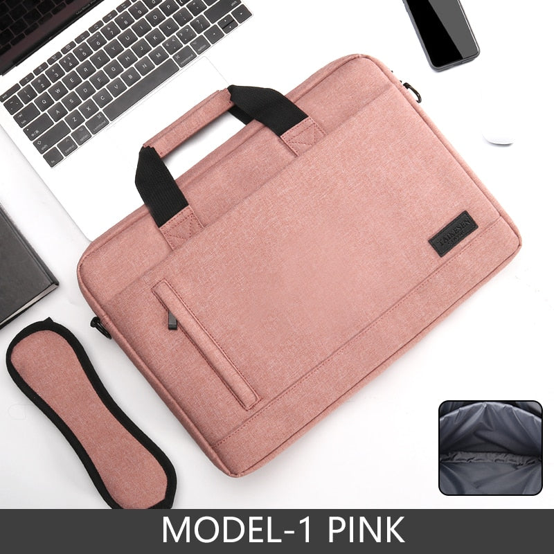Laptop bag Sleeve Case Shoulder handBag Notebook pouch Briefcases For 13 14 15 15.6 17 inch Macbook Air Pro HP Huawei Asus Dell