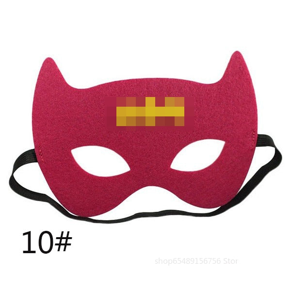 Christmas Superhero Mask Cosplay Halloween Kids Adult Carnival Party Masks Props Children's Birthday Felt Masks Masquerade Gifts