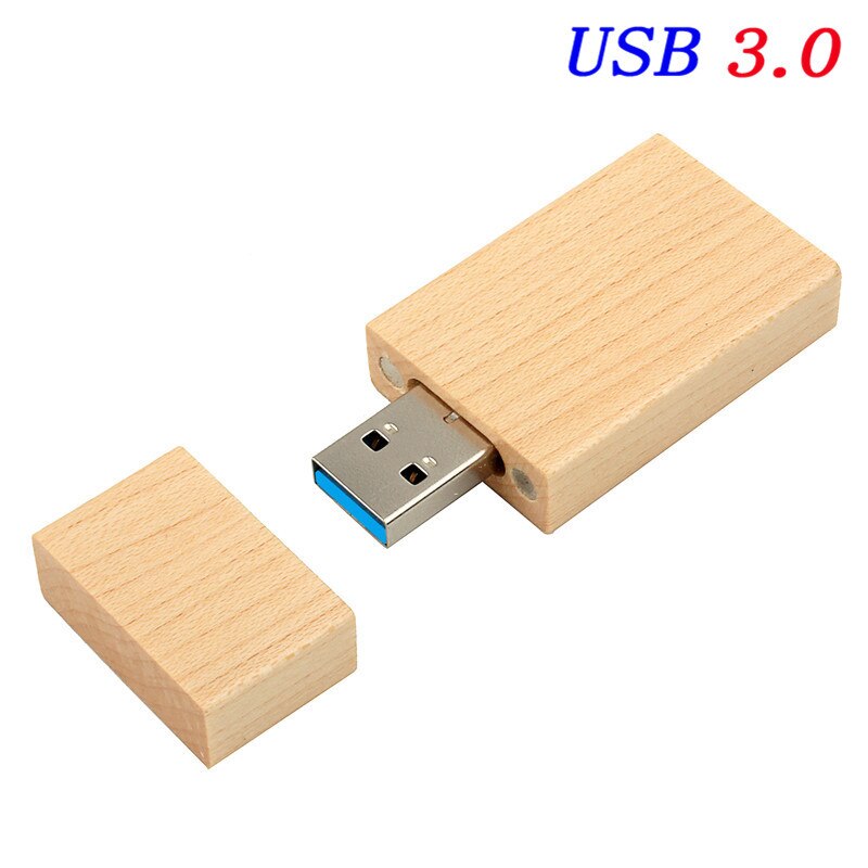 SHANDIAN Wood Album Style High Speed USB 3.0 4GB 8GB 16GB Fashion Gift 32GB 64GB USB+BOX Wedding Photography Free Custom LOGO