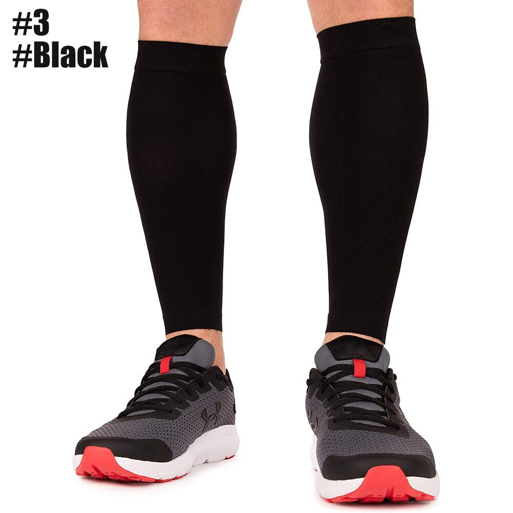 1Pair Plus Size S-7XL Running Athletics Compression Sleeves Leg Calf Men 30-40mmHg Toeless Stockings Medical Varicose Veins Sock