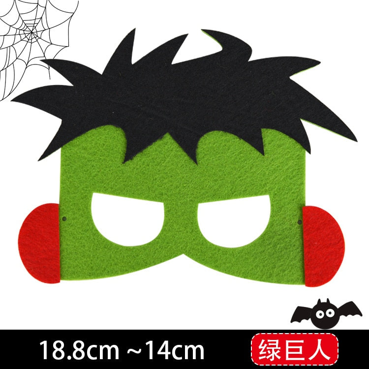 Mavel Spiderman Halloween Masks Children's Anime Figure Spider-Man Birthday Party Dress Up Cosplay Superhero Mask Prop Kids Toys
