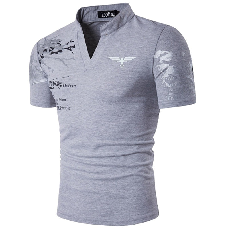 DINGSHITE New Summer Casual Polo Shirt Men Short Sleeve Business Shirt Fashion Design Tops Tees Dress Polo Shirt for Men Clothin