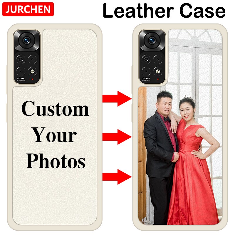 Custom Photo Glass Leather Case For Xiaomi Redmi 9C 10C 9A 9AT 10A 10X Note 9 9S 9T 10S 7 Mi 12T Poco X3 F1 F2 C3 NFC Pro Max 5G